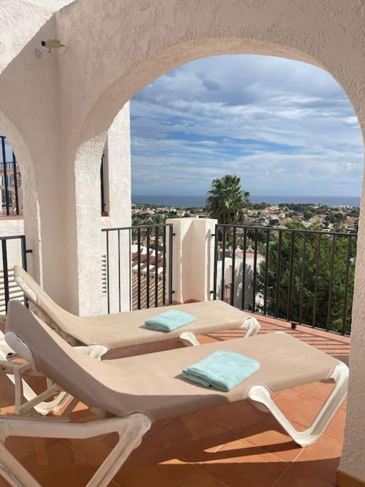 Imperial Park - Bungalow Mit Panoramablick Und Schoener Terrasse Calpe Exterior foto
