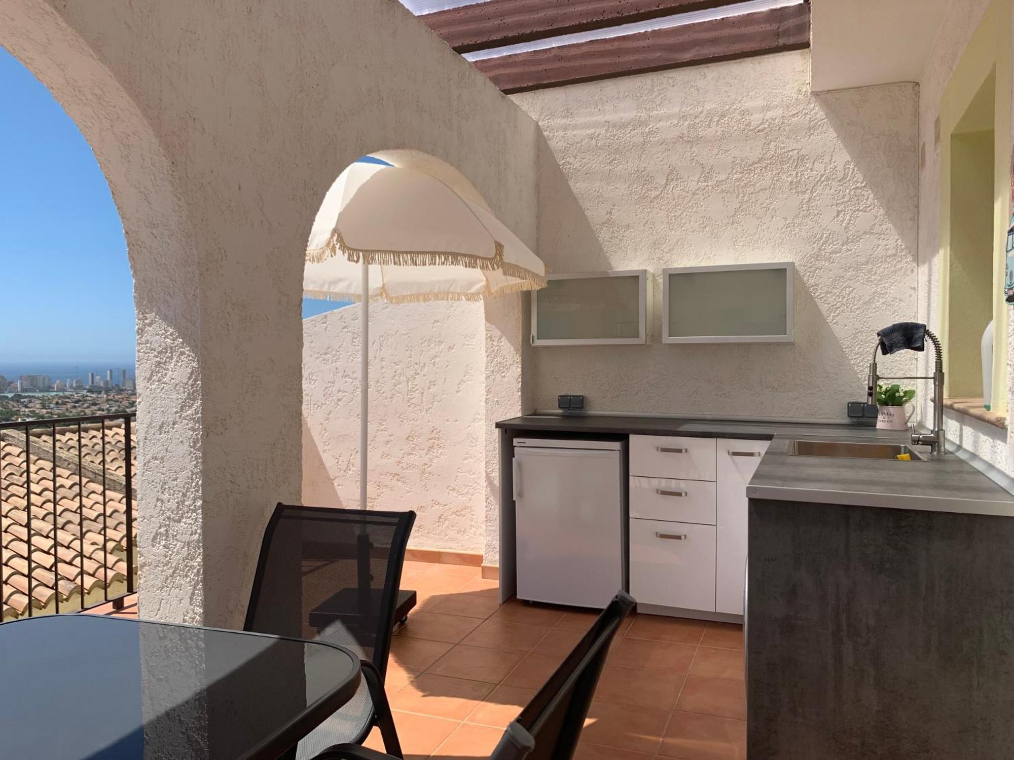 Imperial Park - Bungalow Mit Panoramablick Und Schoener Terrasse Calpe Exterior foto